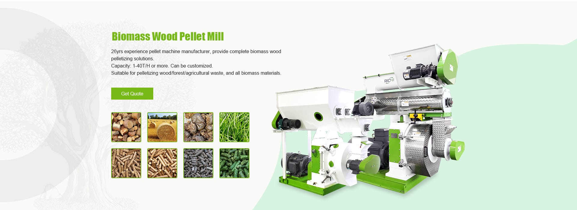 wood pellet making machine price