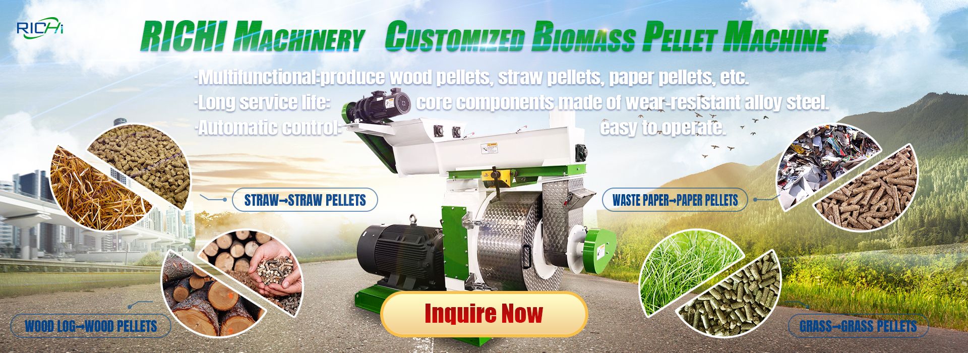 Biomass fuel Pellet Machine